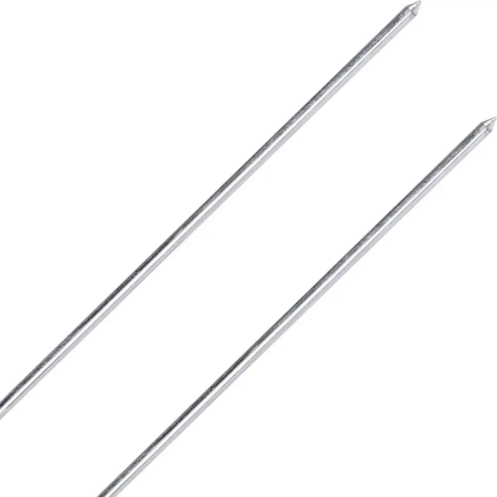 Espeto duplo em aço inox e cabo de madeira 75CM Kala — fotografia 3
