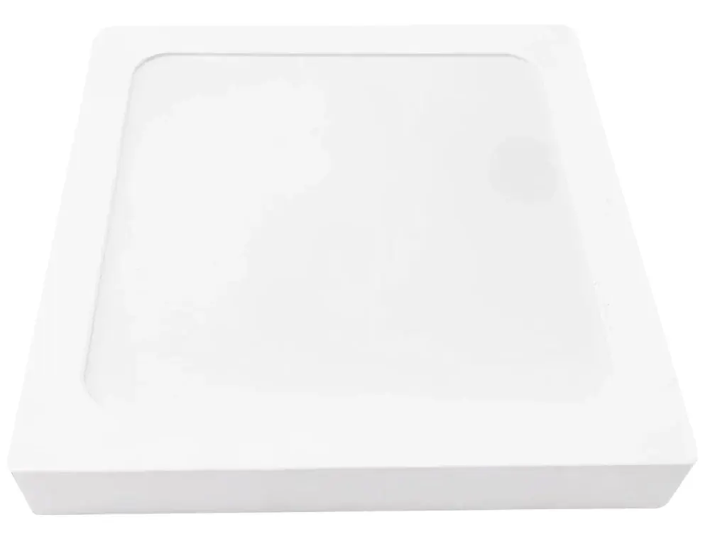 Painel led com sensor de iluminação quadrado 18W 6500K Ourolux — fotografia 3