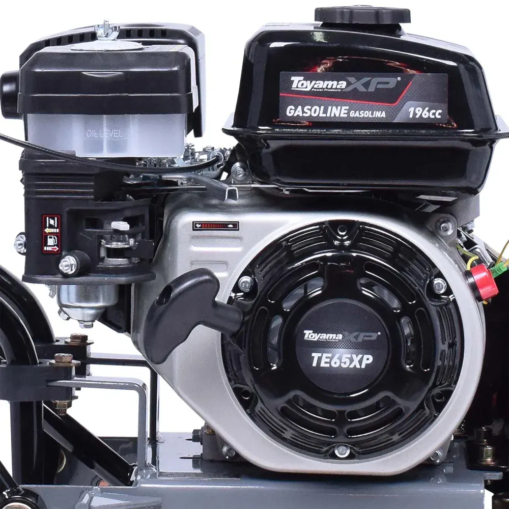Placa vibratória compactadora gasolina 6,5HP TPW60W-XP Toyama — fotografia 5
