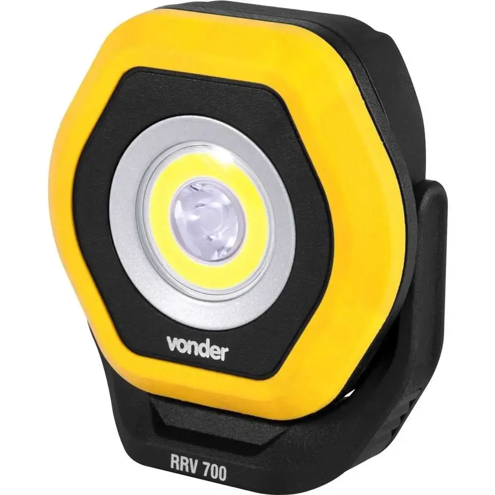 Refletor recarregável LED COB 700LM RRV-700 Vonder — fotografia de referência