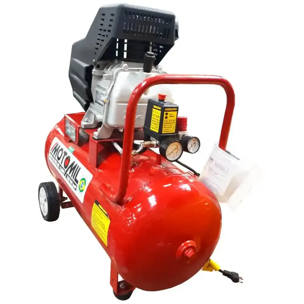 Compressor de ar 8,8 PÉS 50 litros 2,5 HP bivolt MAM-10/50 MotoMil — fotografia 3