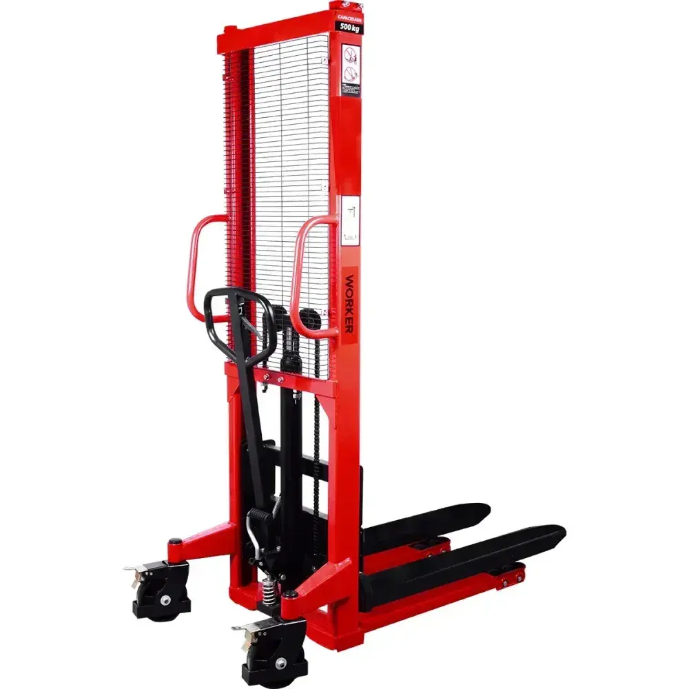 Empilhadeira manual dupla 500KG Worker — fotografia 6