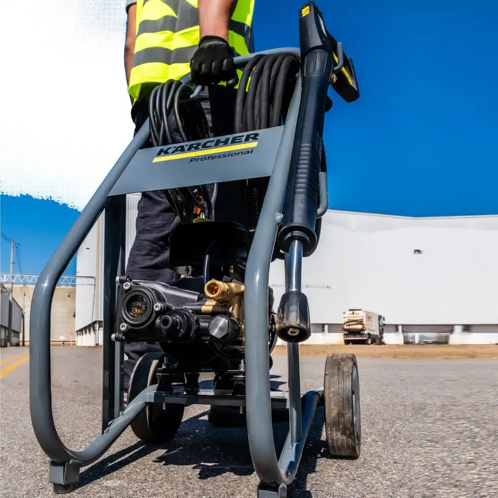Lavadora de alta pressão HD 12/15 5500W trifásico Karcher — fotografia 5