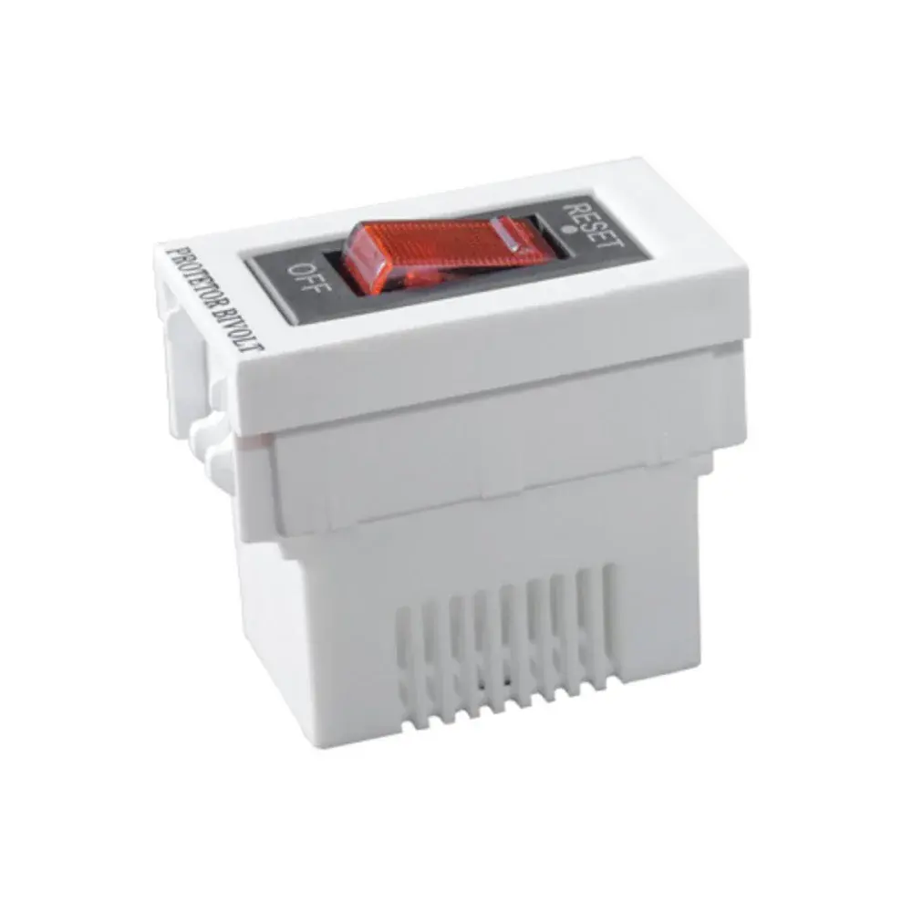 Módulo protetor mpt 10A 250V branco bivolt vivaz Ilumi