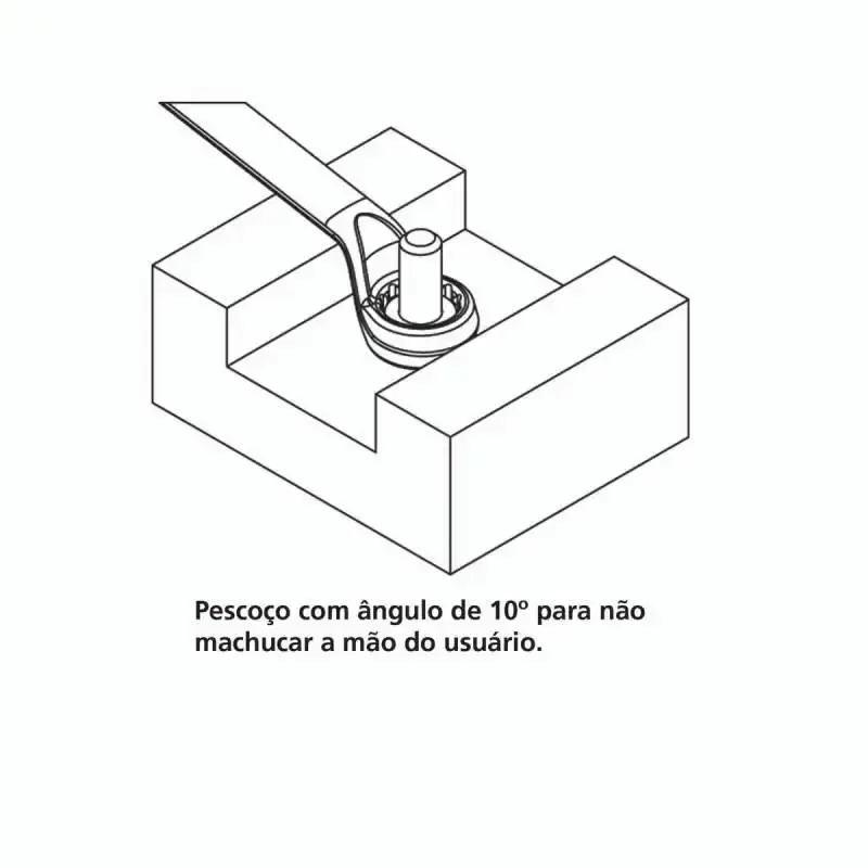 Jogo de chave combinada de 6 à 22 MM aço cromo vanádio com 10 peças Tramontina — fotografia 4
