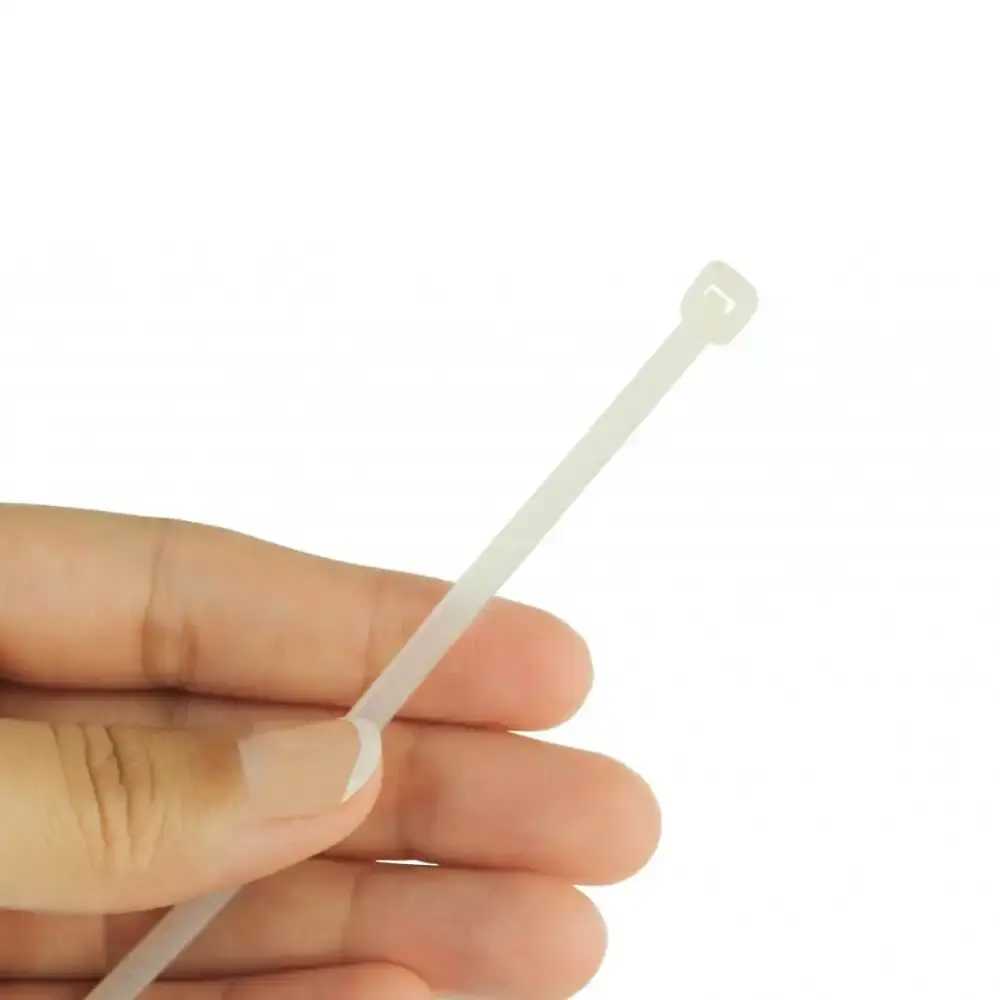 Abraçadeira De Nylon 100 Unidades 400mm x 4.8mm Branca 8640 BRASFORT — fotografia 5