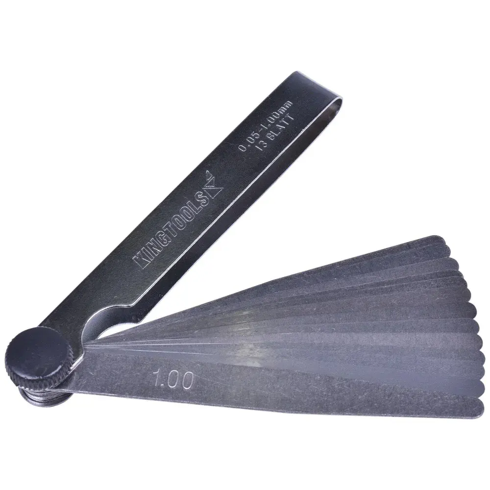 Calibrador de folga 13 lâminas 0,05-1MM 600,010 kingtools King Tools — fotografia 3