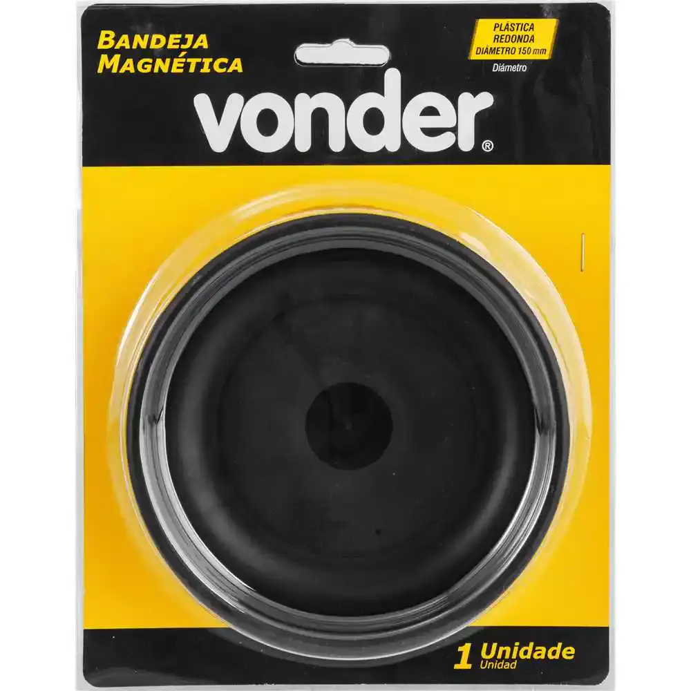 Bandeja Magnética Redonda Plástica 150 mm VONDER — fotografia 5