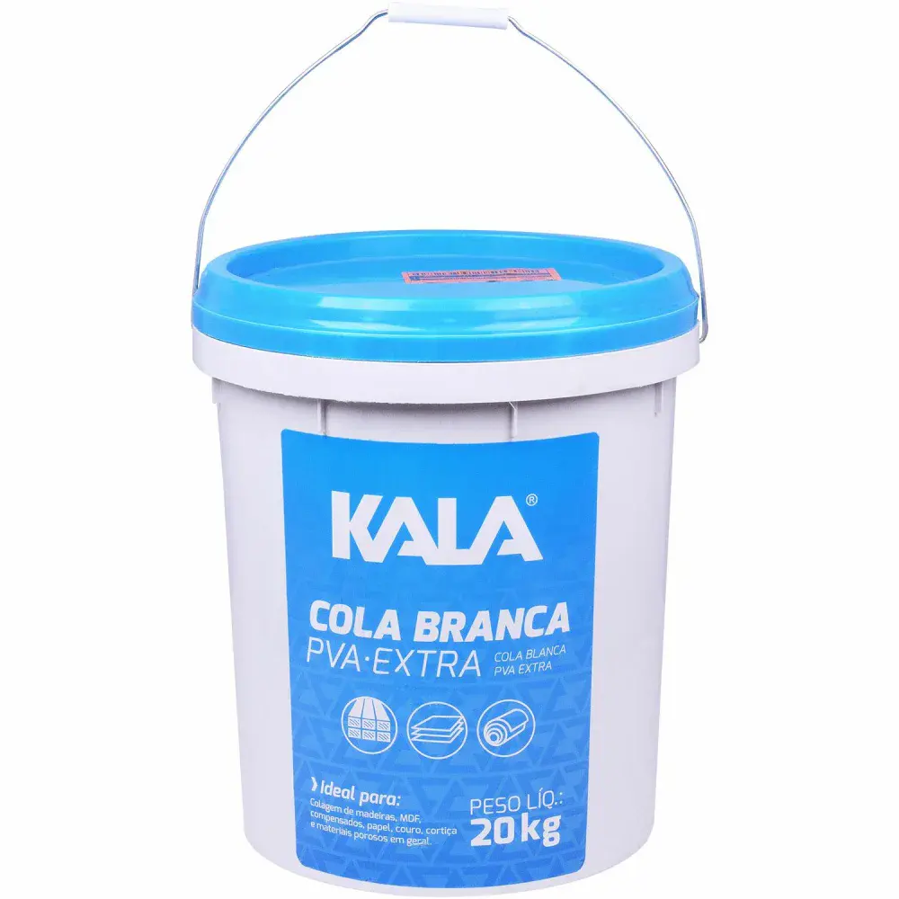 Adesivo cola branca pva extra Kala 20KG — fotografia de referência