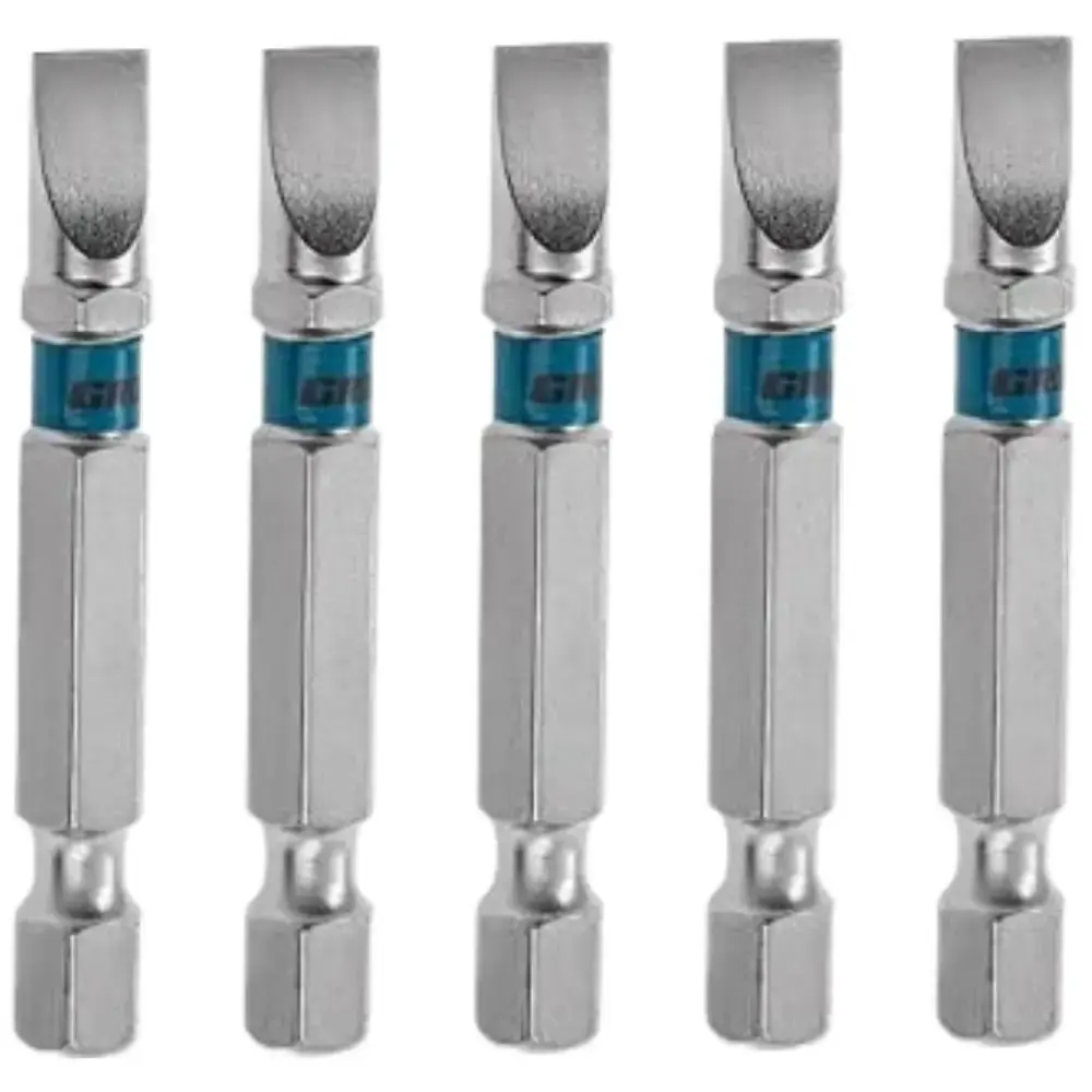 Bits de fenda 1/4 POL 50 MM N°2 com 5 unidades Gross