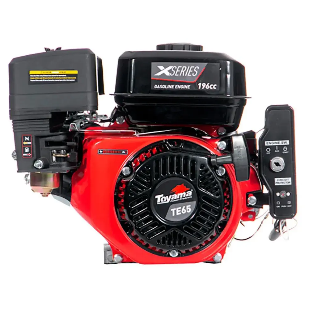 Motor a gasolina TE65EKX e partida elétrica 6.5HP Toyama — fotografia 10