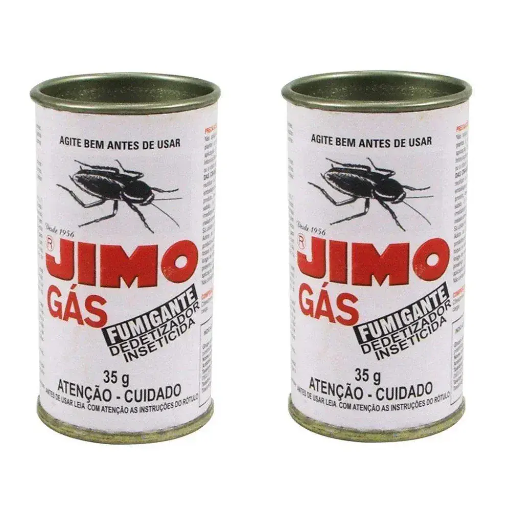 Fumigante detetizador inseticida 2 unidades jimo Jimo Quimica — fotografia 4