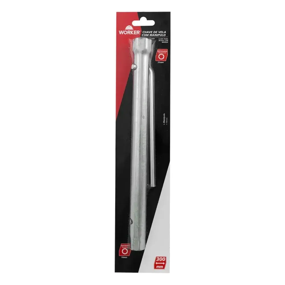 Chave de vela de aço com manípulo 16 x 21MM Worker — fotografia 8