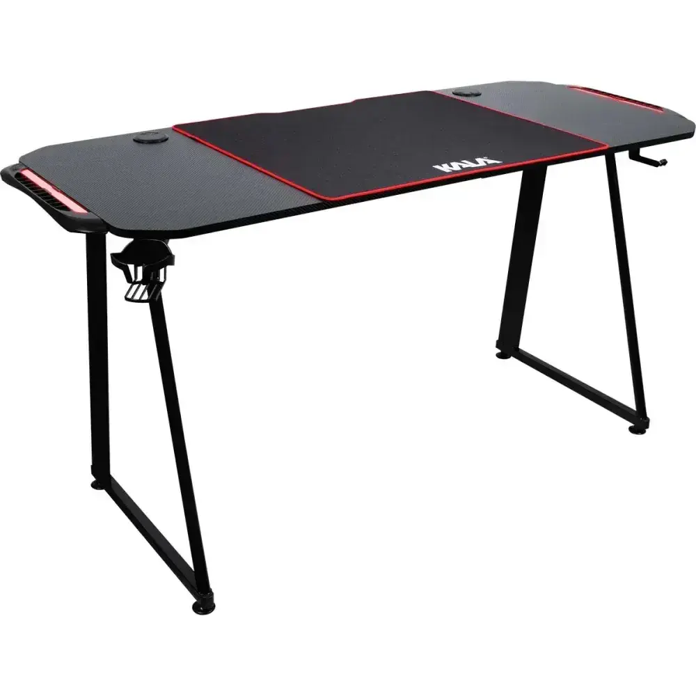 Mesa gamer com suporte de acessórios 70X60CM Kala — fotografia 6