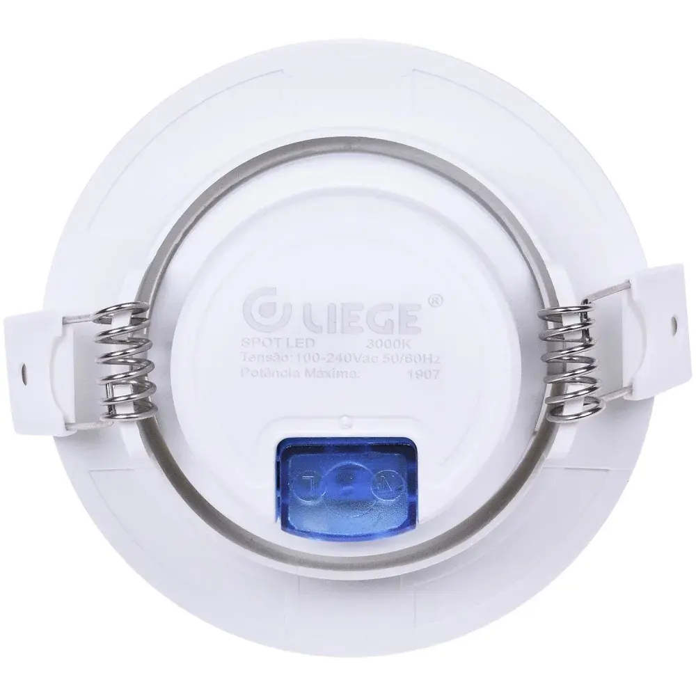 Spot led MR11 embutir redonda 3W amarela Liege — fotografia 4