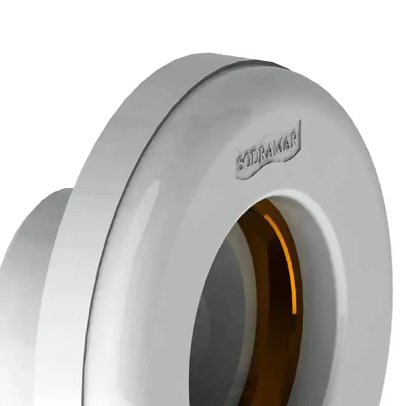 Dispositivo de aspiração 50MM pratic com rosca latão 019355 Sodramar — fotografia 3