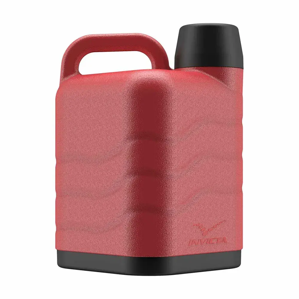 Garrafão térmico vermelho 5L Invicta — fotografia de referência