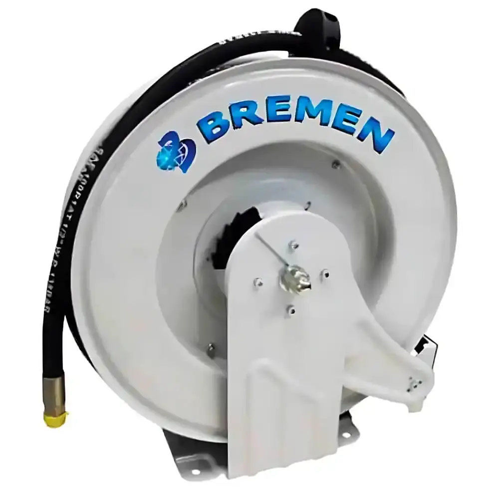 Carretel retrátil automática para óleo lubrificante mangueira 15 metros 1/2 POL 60850 Bremen