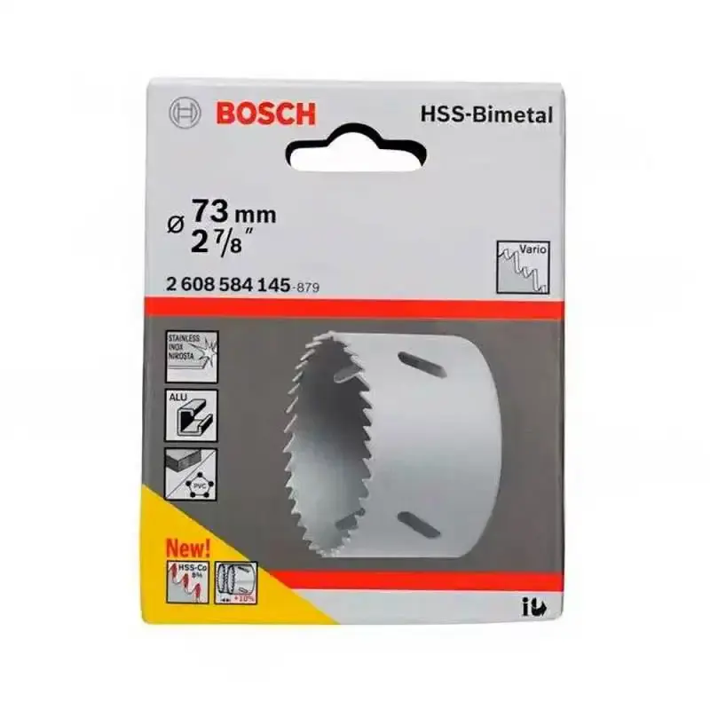Serra copo bimetal cobalto 73MM 2.7/8 pol 2608584145 Bosch — fotografia 4