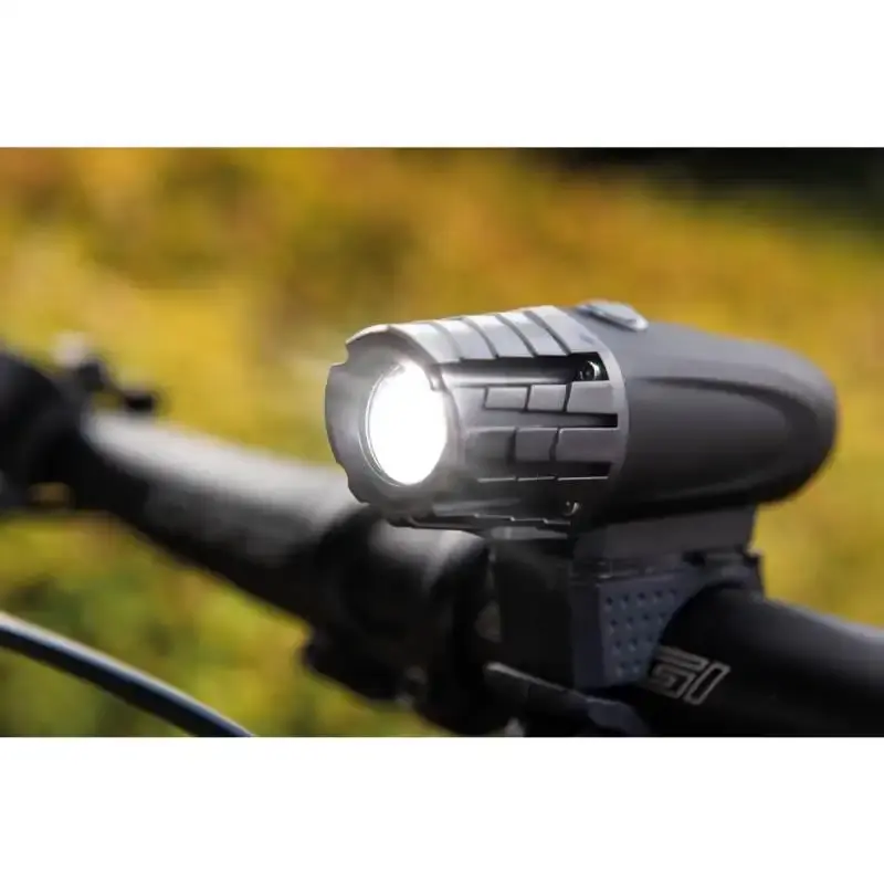 Lanterna LED Recarregável p/ Bicicleta Carregador USB + Sinalizador Traseiro TRAMONTINA — fotografia 7
