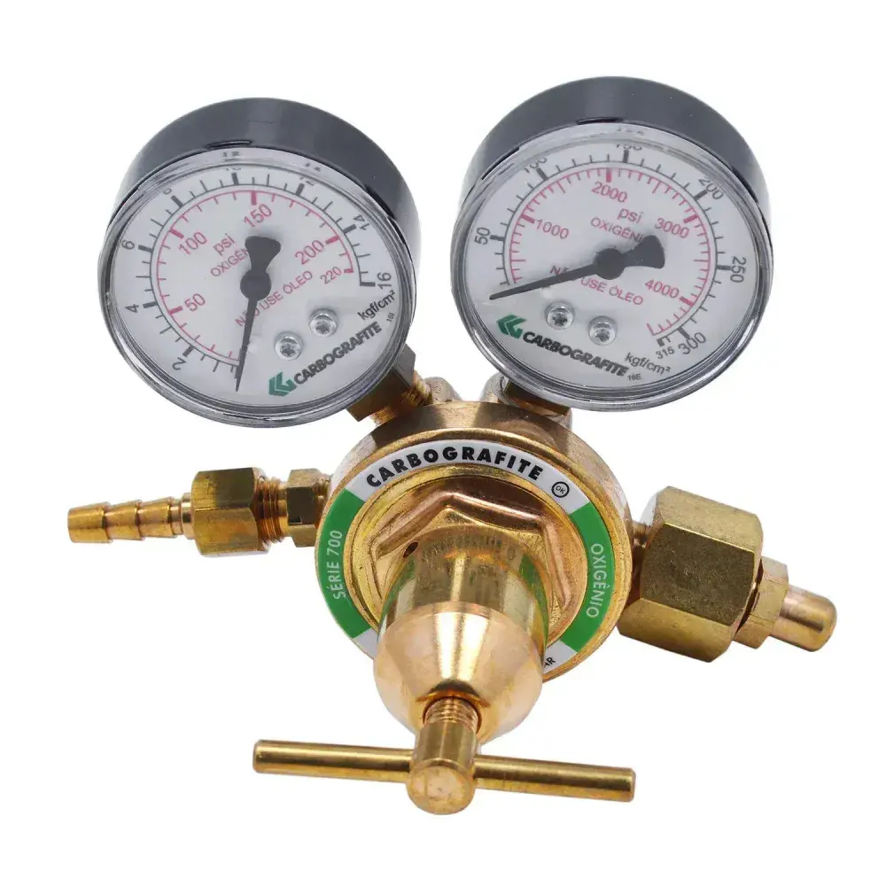 Regulador de pressão oxigênio serie 700 Carbografite — fotografia 7
