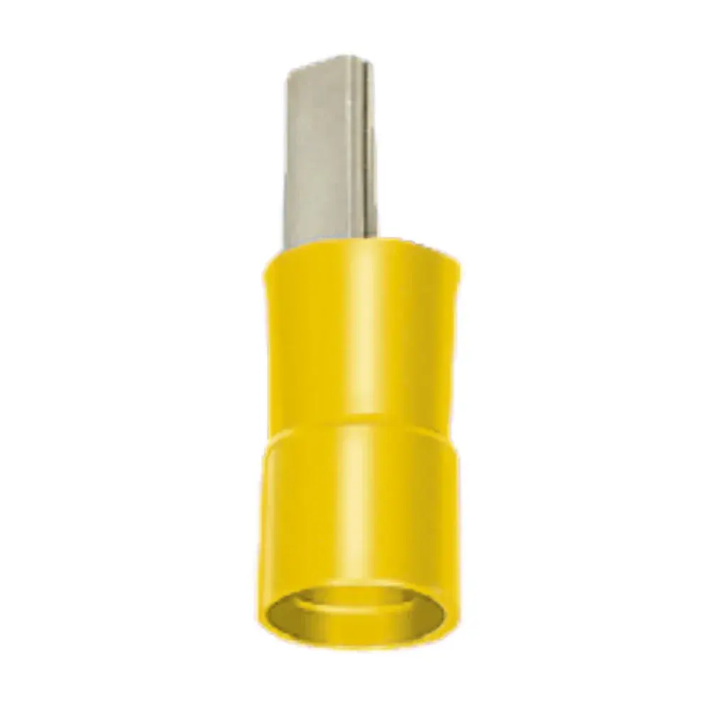Terminal tpp isolado 4/6MM amarelo Intelli 100 peç — fotografia de referência