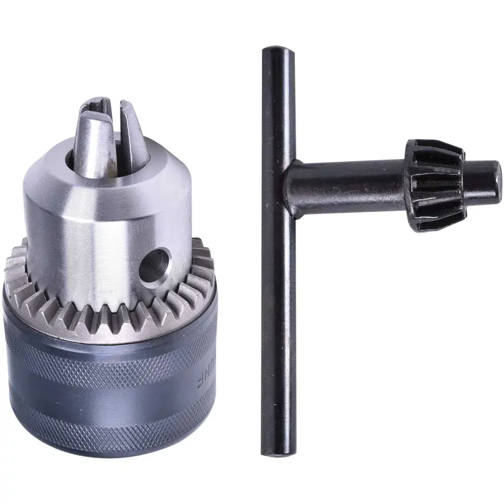 Mandril 3 a 16 mm 5/8 x 16F unf com chave Bosch — fotografia de referência