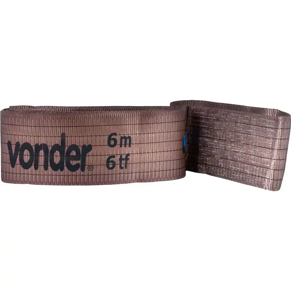 Cinta plana tipo anel para elevação de cargas 6M 6T Vonder