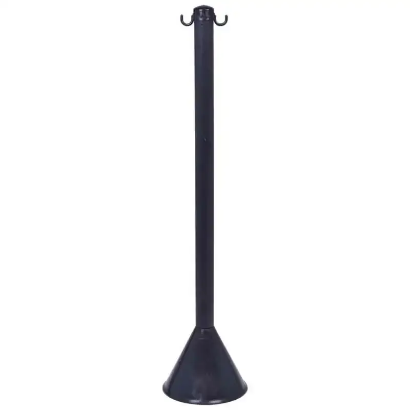 Pedestal plástico para corrente 95 CM preto kit 4 unidades WPS1933 Plastcor — fotografia 2