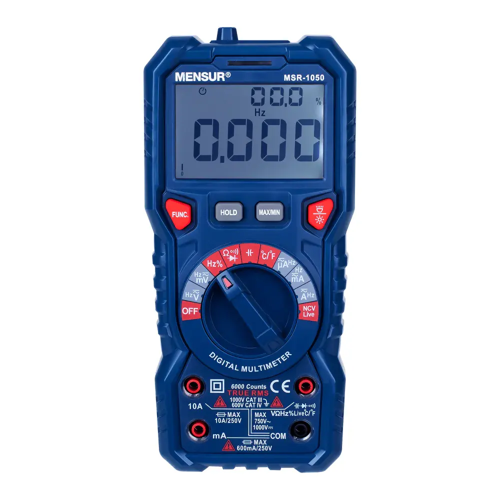 Multímetro digital MSR-1050 da Mensur