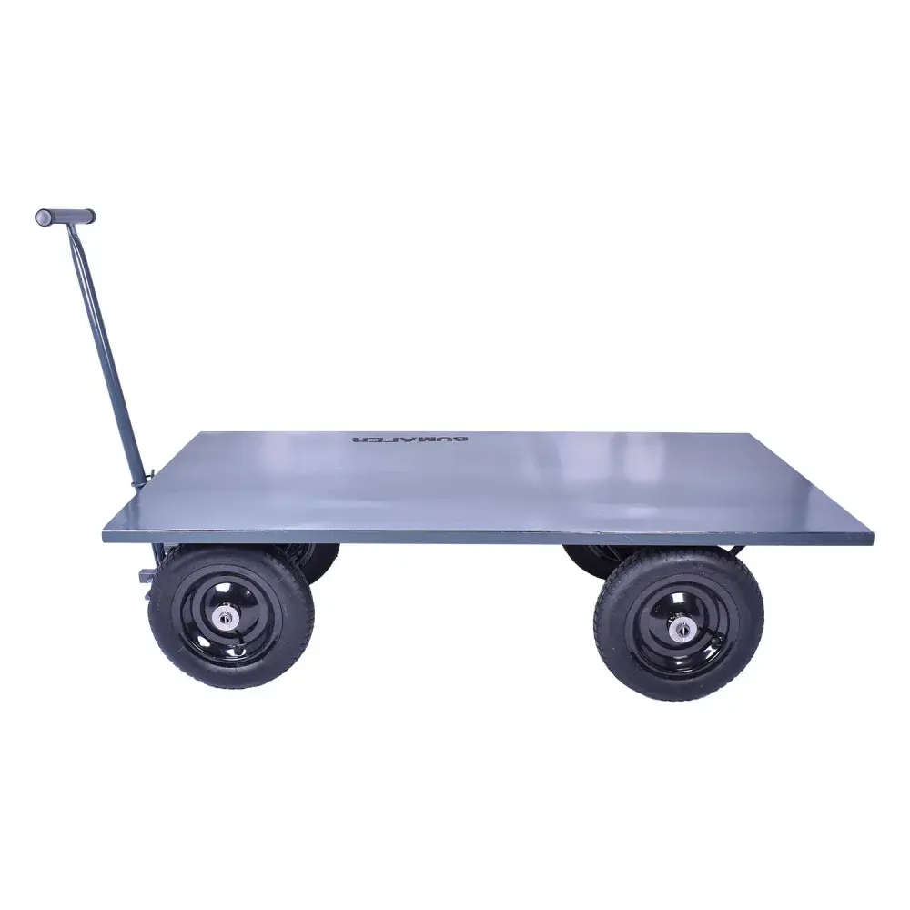 Carrinho plataforma 600KG aço metálico Bumafer – modelo básico — fotografia 4