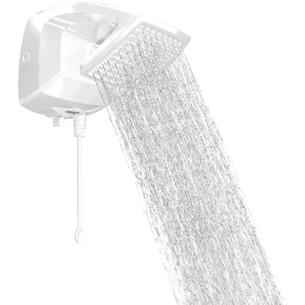 Ducha futura eletrônico 7500W branco lorenzetti duchas 220V — fotografia 4