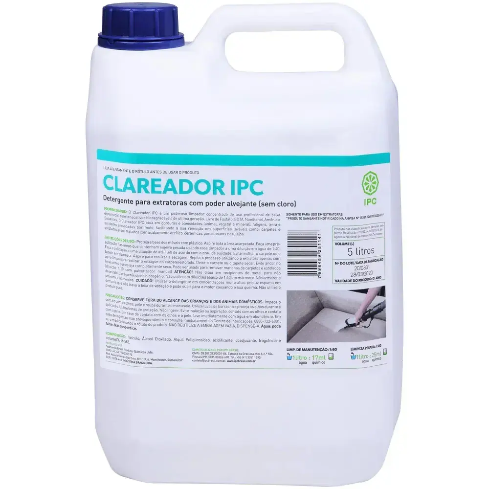 Clareador uso geral para extratora 5 l SBN0038 ipc soteco — fotografia 5