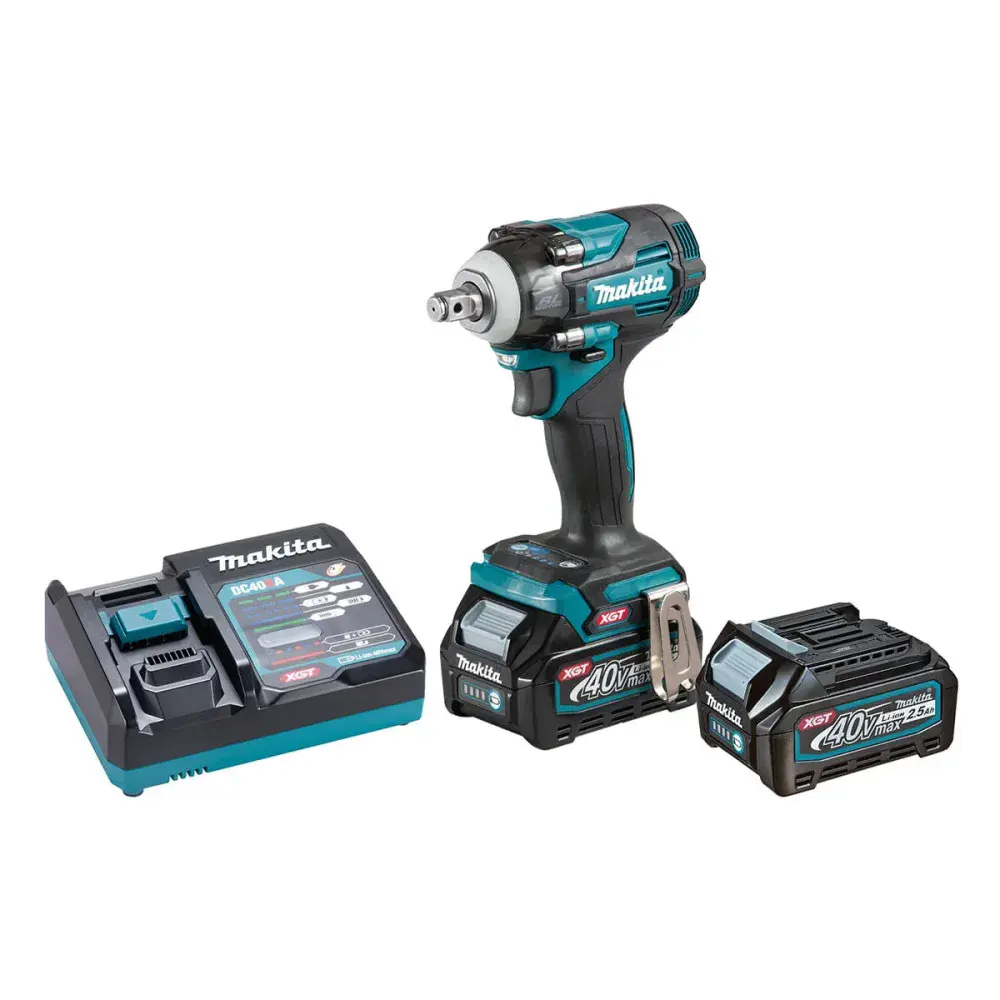Chave de impacto à bateria xgt 40V 12,7MM-1/2 220V Makita — fotografia 2