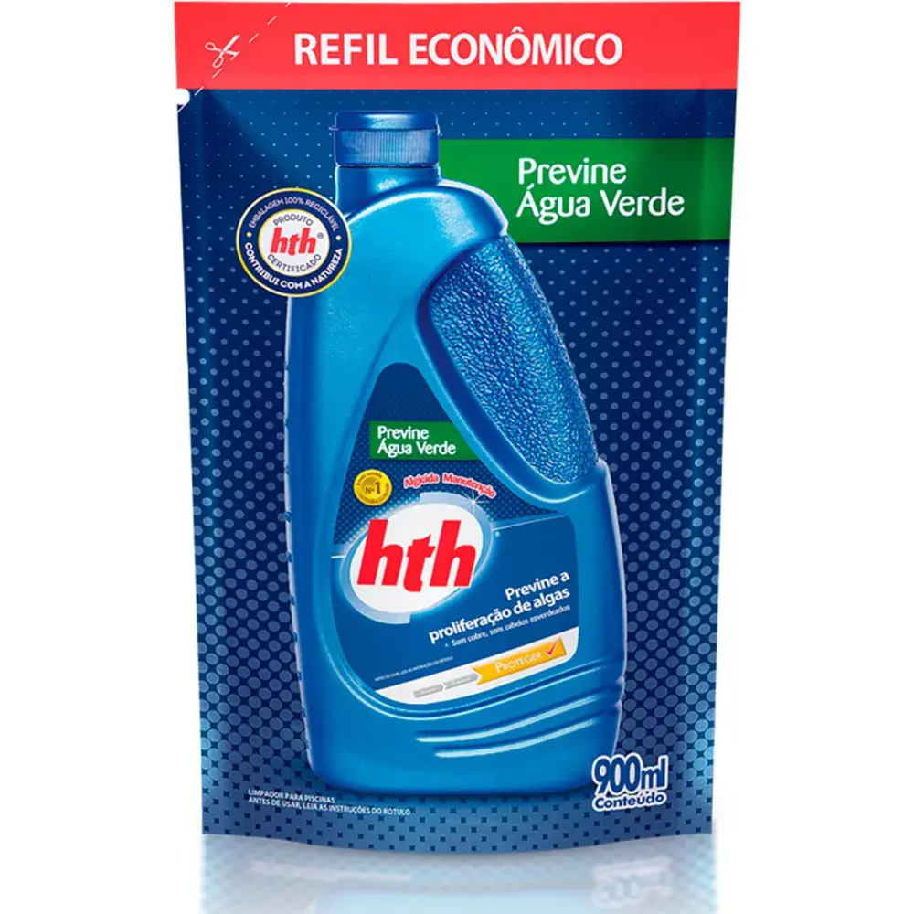Algicida previne água verde 900ML refil HTH