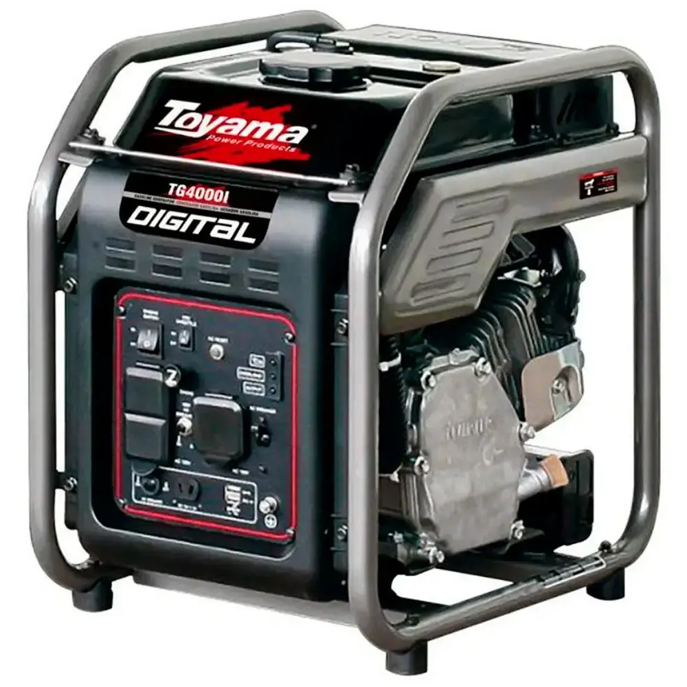 Gerador de energia à gasolina 4,0 KVA digital TG4000I Toyama 110 V — fotografia 3