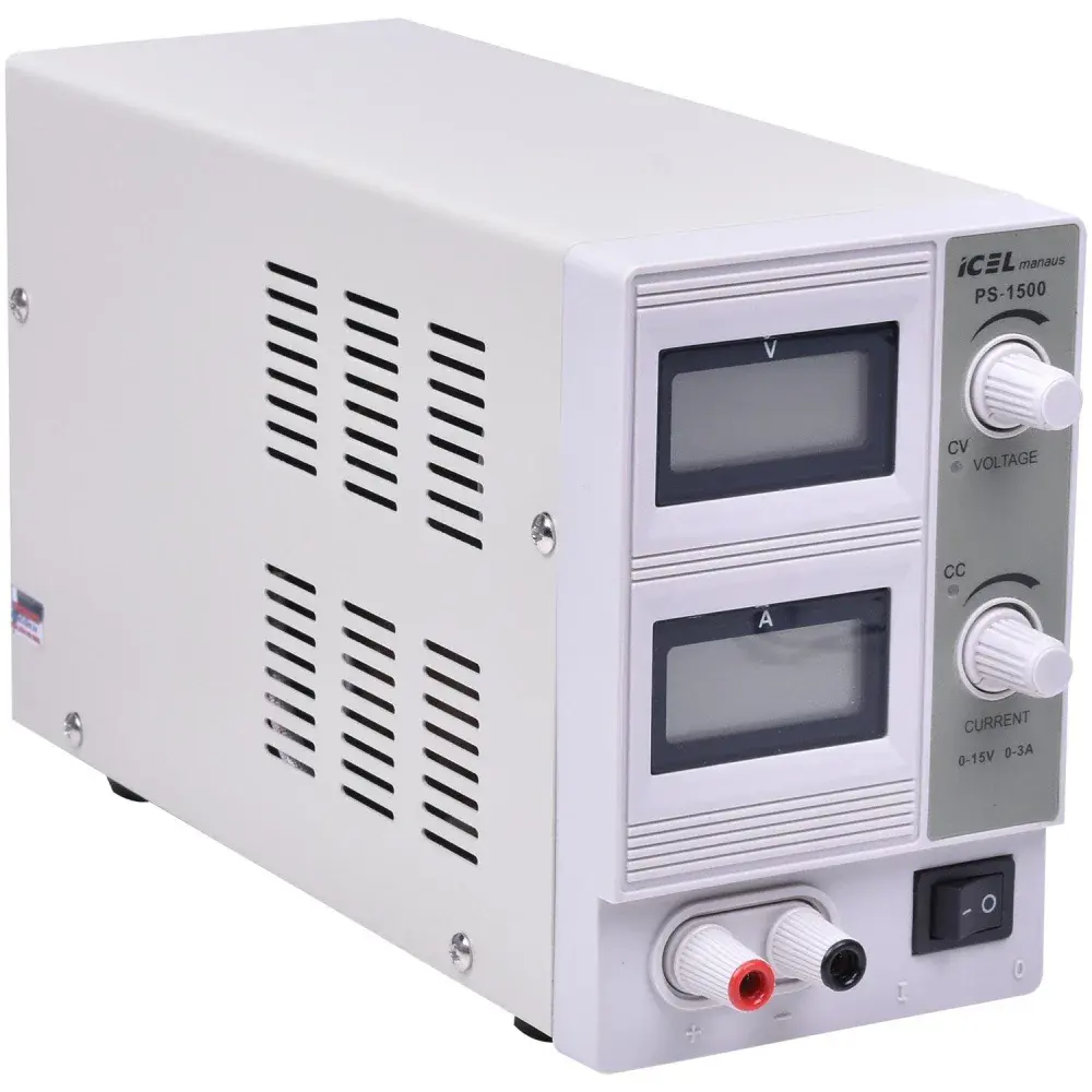 Fonte de alimentação PS-1500 3A 15V bivolt Icel — fotografia 3