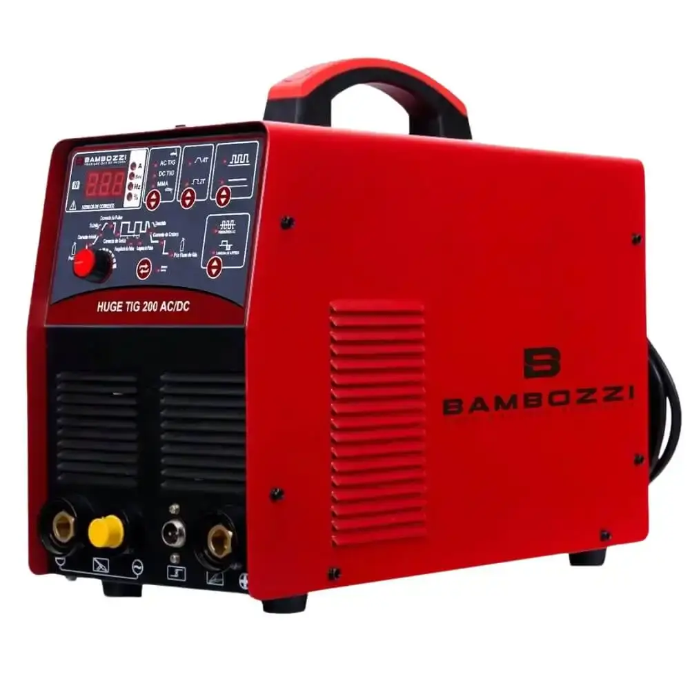 Solda inversora TIG ac/dc 200A huge TIG200 220V Bambozzi 220 V — fotografia de referência