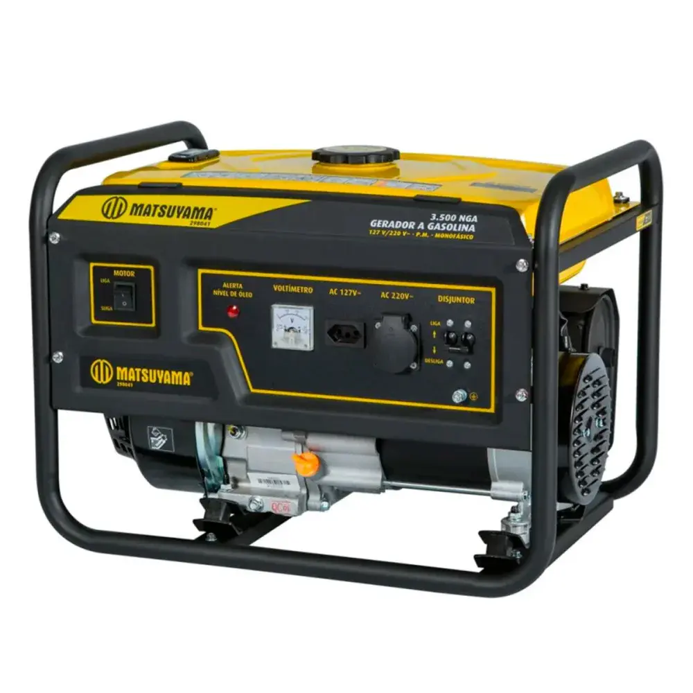 Gerador a gasolina 3500-NGA 127/220V monofásico Matsuyama — fotografia 3