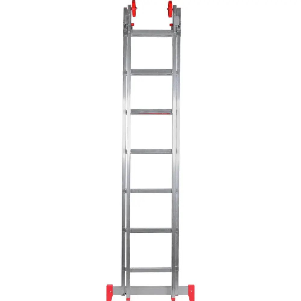 Escada de alumínio dupla extensiva 3,32M Worker — fotografia 3