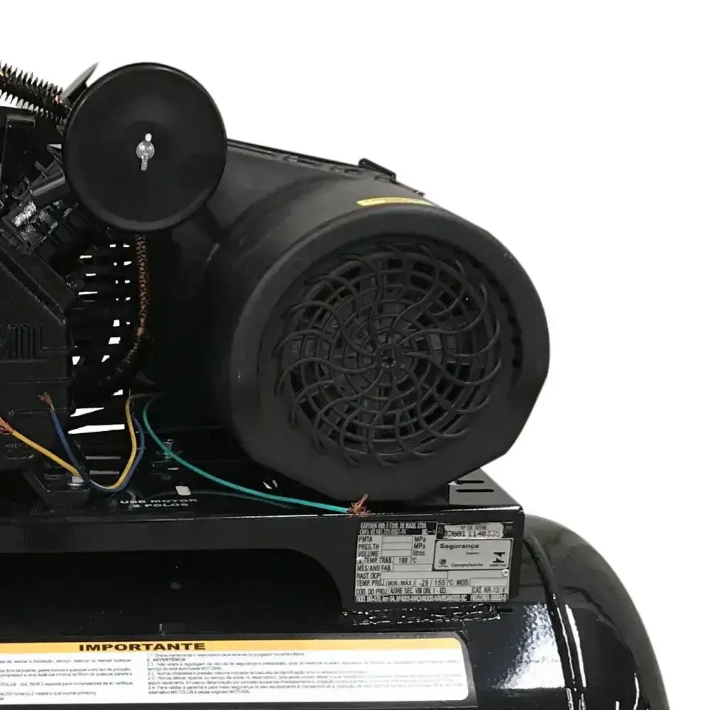 Compressor de ar 10 pés 2,0 HP 100 litros 2 pistões CMV-10PL|100A profissional MotoMil 220 V — fotografia 8