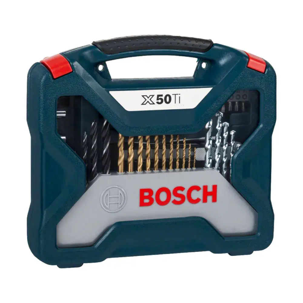 Kit brocas e pontas x-line 50 peç Bosch — fotografia de referência