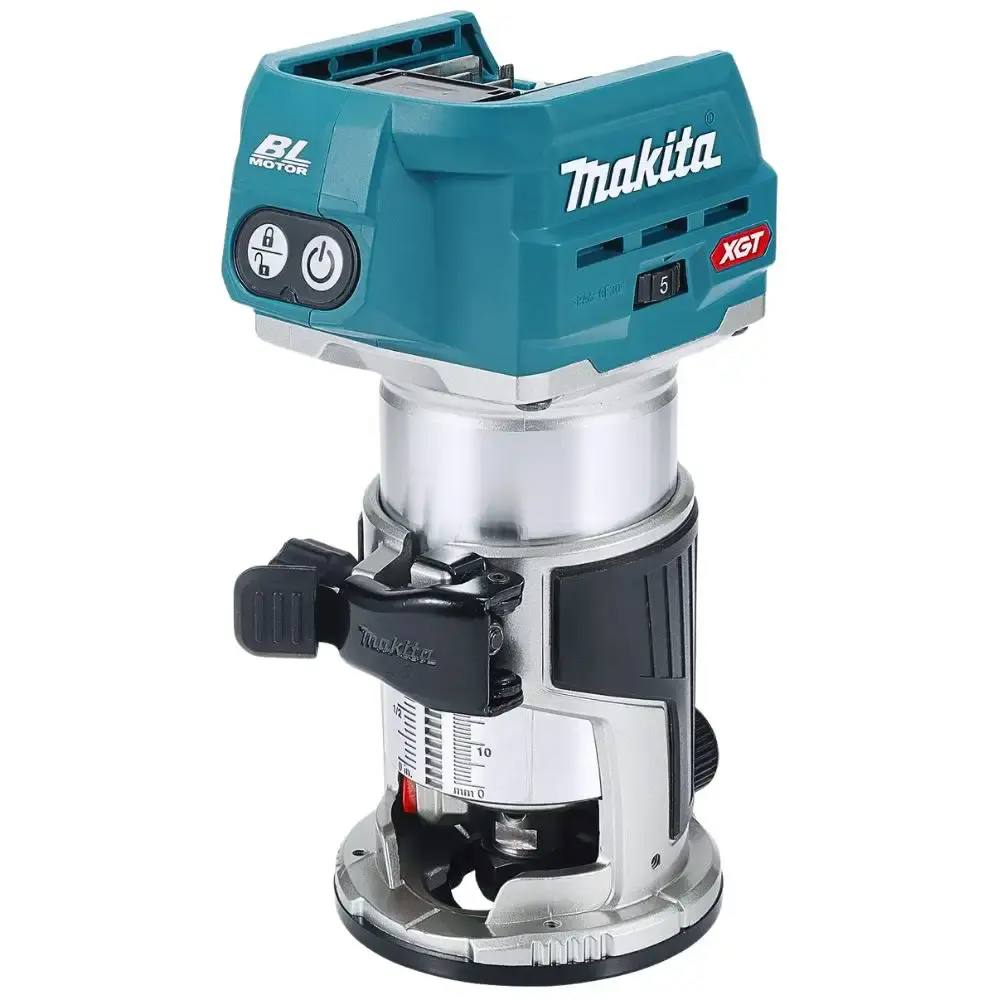 Tupia laminadora 8MM e 1/4 POL 40V XGT sem bateria e carregador RT001GZ04 makita Makita MT