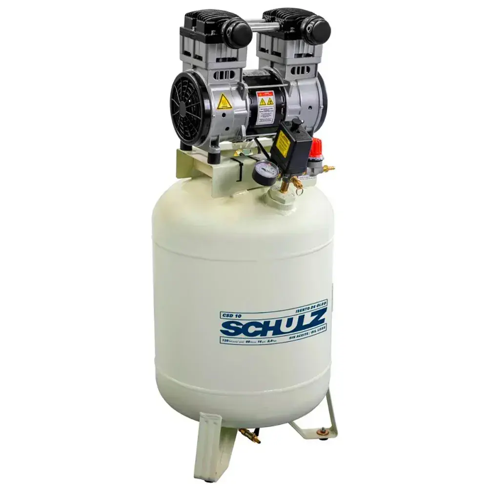 Motocompressor isento de oléo csd 220V 10PCM 60L 2HP Schulz — fotografia 3