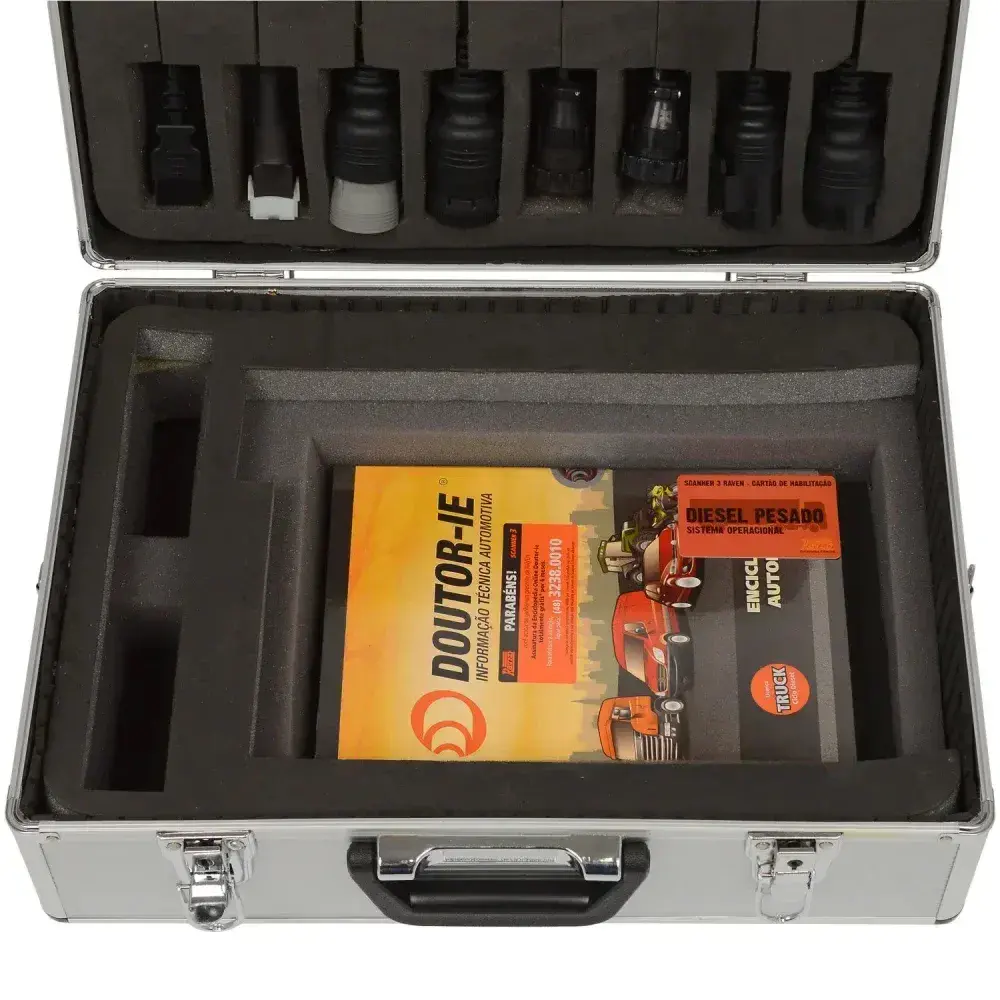 Kit cabos e liberação scanner 3 diesel pesado 108810 Raven — fotografia 8