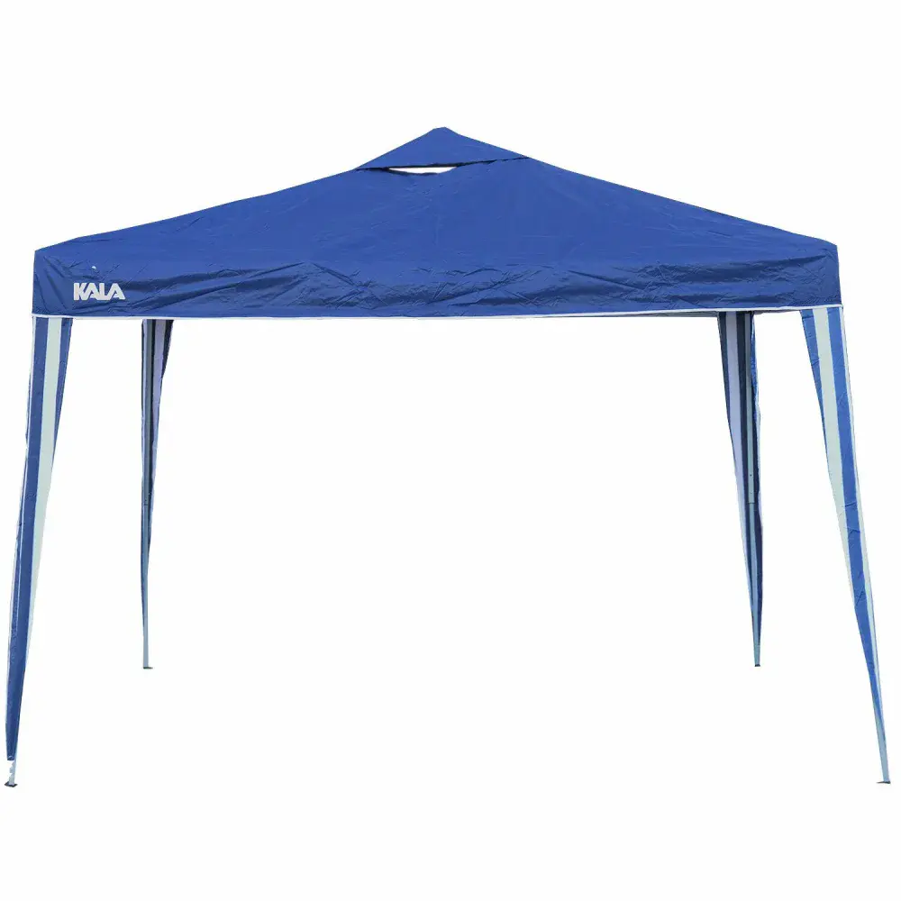 Tenda gazebo dobrável em poliéster azul 300X300CM Kala — fotografia de referência