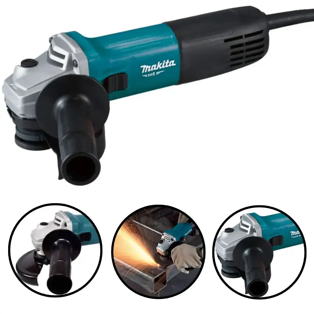 Esmerilhadeira angular 4.1/2 polegadas Makita com 3 discos evald 110 V — fotografia 3