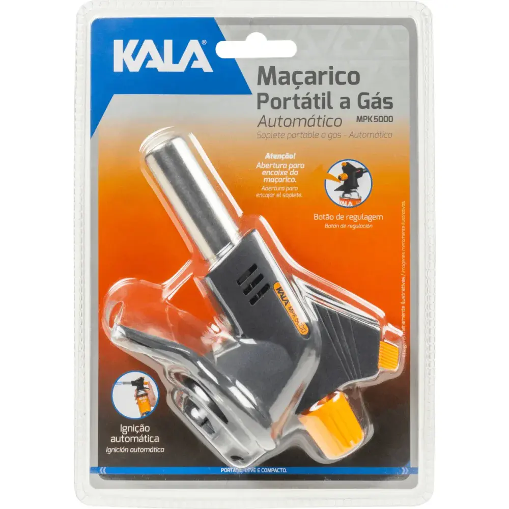 Maçarico portátil a gás automático mpk 5000 Kala — fotografia 12