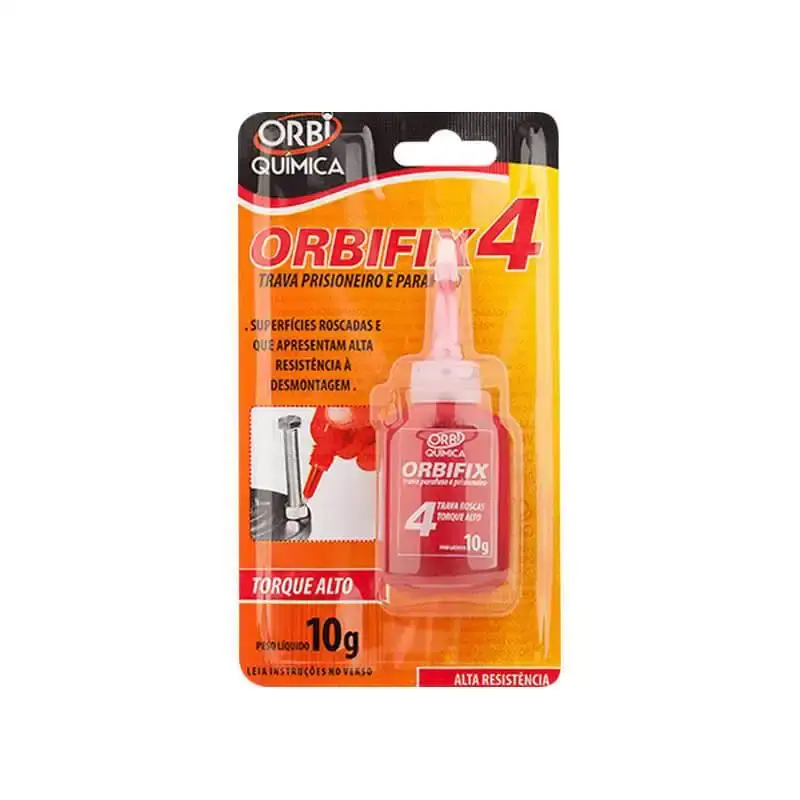 Adesivo trava roscas e parafusos torque alto ORBIFIX-4 10 GR Orbi quimica — fotografia 3