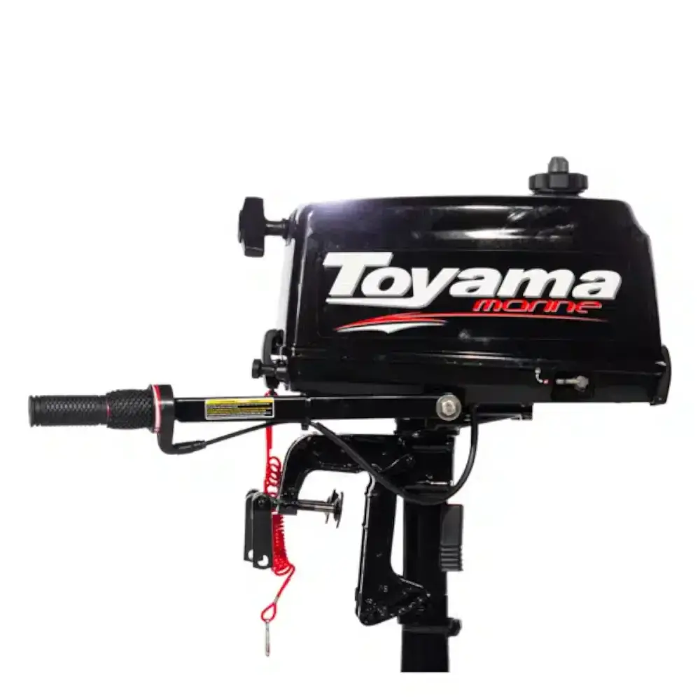 Motor de popa gasolina 2,6 HP 2 tempos TM2.6TS 750-014 Toyama — fotografia 6